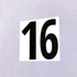 40 Pieces, 6" - Vinyl Number Stickers, Waterproof Large Stick On Numbers - Black Numbers