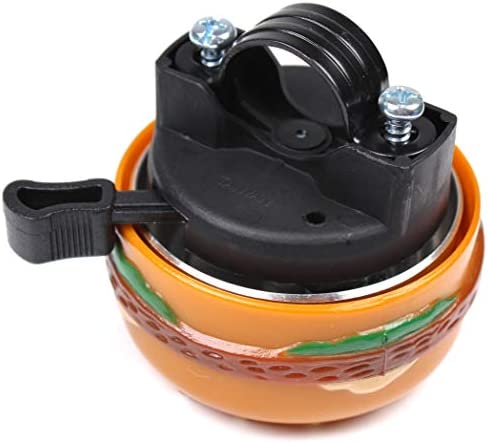 Trail This Cheeseburger Bicycle Fun Bell for MTB Road Cruiser Bikes Burger/Hamburger