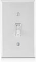 Leviton 1451-2WM 15 Amp, 120 Volt, Toggle Framed Single-Pole Ac Quiet Switch, Residential Grade, Grounding, 10-Pack, White