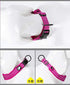 Dog Collar Reflective Premium Duraflex Buckle,High Grade Nylon Webbing No Choke Basic Collars Truelove TLC5011(Fushcia,XL)