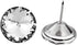 Kuqqi 25 Pcs 25mm Diamond Clear Crystal Upholstery Nails Sofa Headboard Nails Buttons Tack Furniture Tacks Wall Decor,Round Buttons with Metal Loop for DIY Decorative