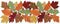 Thanksgiving Fall Harvest Leaves Table Runner - 13 x 36 Inches