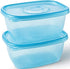 Gladware Freezerware Food Storage Containers, Large | Rectangle Food Storage Containers for Everyday Use | Food Containers Safe for Freezer, Hold up to 64 Ounces of Food, 2 Count Set