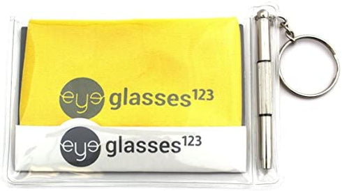 Peeper Keepers Eyeglass Retainer | Supercord | Eyeglass Holder | Assortment(4), 3pk mix | w/Microfiber Cloth, Screwdriver