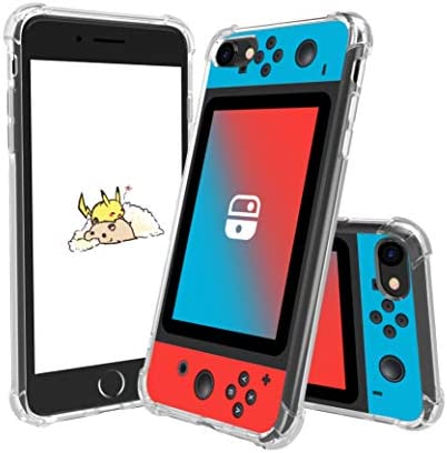 Coralogo for iPhone SE 2022/2020/7/8 TPU Case, Cute Cartoon Funny Design Stylish Slim Clear Fashion Fun Cool Bumper Cover Teens Kids Girls Boys Cases for iPhone SE 2022/2020/7/8 4.7" Blue Games
