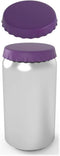 Silicone Soda Can Lids – Can Covers – Can Caps – Can Topper – Can Saver – Can Stopper – Fits standard soda cans (2 Pack, Purple)