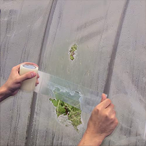 Kohree RV Awning Repair Tape Clear, 3 Inches x 30 Foot, Waterproof Rips Stop Patch for Vinyl, Tent Patch Tape for Awning, Camper, RV punctures, Canopy, Greenhouse, Canvas, Boat Cover, Boat Sails