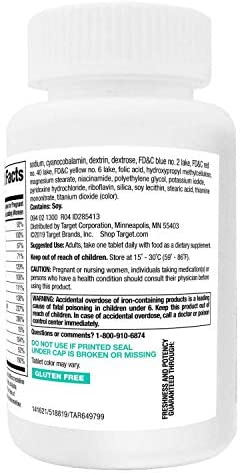 Up & Up Prenatal Vitamins Dietary Supplement, Compare to Stuart Prenatal, 100 Tablets