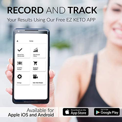 EZ Keto Ketone Testing Strips for Urinalysis with Free App and EZ Keto Start Guide - 150 Test Sticks Measure Ketones. Test if You are in Ketosis. Perfect for Ketogenic Low Carb Paleo & Atkins Diets.