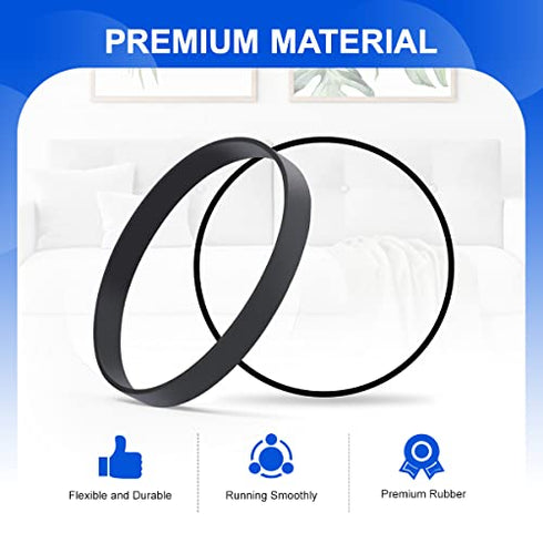 LANMU Replacement Belts Compatible with Bissell Models 2252, 2254, 22543, 2256, 2258, 2259, 2260, 2316, 2739, 1793, 1309 Powerlifter/ CleanView Swivel Rewind Pet Vacuum (2-Pack)