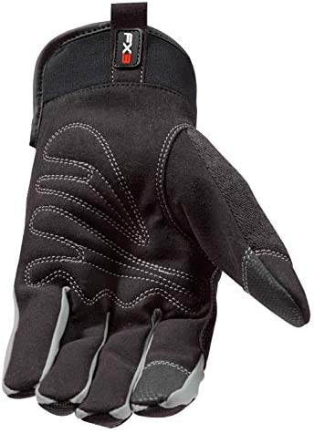 Wells Lamont Men's FX3 Extreme Dexterity Slip-On All-Purpose Work Gloves, Touchscreen, Large (7851L) , Black