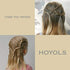 Clear Elastic Hair Rubber Bands, 1500pcs Mini Small Clear Ponytail Elastics Holders for Blond Kids Girls Hair No Crease Damage No Hurt 1 inch HOYOLS