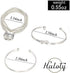 Haloty Boho Layered Knot Bangle Stackable Bracelets Silver Dainty Coin Beaded Hand Jewelry for Women and Girls 5Pcs (Coin)