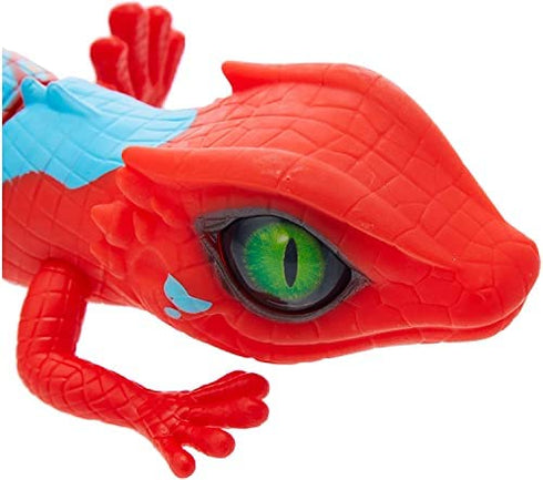Robo Alive Lurking Lizard Series 2 Red Blue by ZURU Battery-Powered Robotic Interactive Electronic Reptile Toy That Moves (Red Blue)