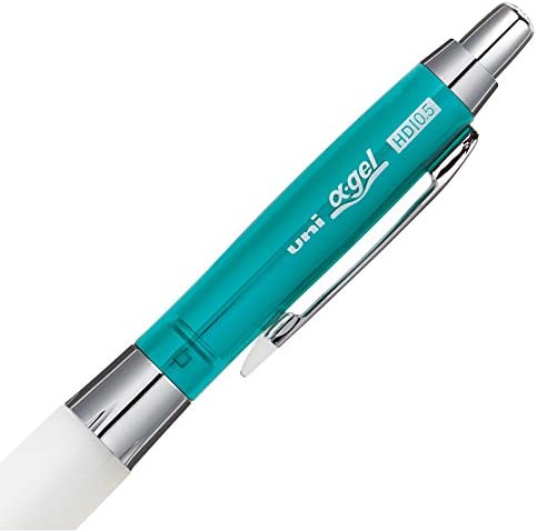 uni Alpha-Gel Shaker Mechanical Pencil with Slightly Firm Grip 0.5mm, Chrome Green (M5618GG1PC.6)