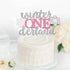 Glitter Winter Onederland Birthday Cake Topper( set of 1 ) and Snowflakes One Winter Wonderland Cupcake Toppers ( set of 12 ) Winter First Birthday Party Decorations Baby Girls 1st Birthday