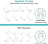 Invisible Ring Size Adjuster for Loose Rings Ring Adjuster Fit Any Rings, Assorted Sizes of Ring Sizer
