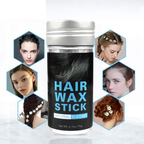 Hair Wax Stick,Wax Stick for Hair Wigs,Edge Control for Black Hair,Styled Sexy Hair Gel Finishing Stick Soft Hold Texture Creates, for Unisex 2.7Oz 75g.