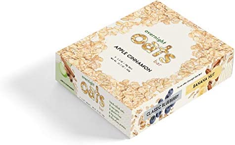 Overnight Oats Bar Apple Cinnamon, 11.7 Ounces, 9 Count(pack of 1)