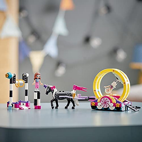 LEGO Friends Magical Acrobatics 41686 Building Kit; Carnival Pretend Play Toy for Kids Who Love Gymnastics Gifts; New 2021 (223 Pieces)