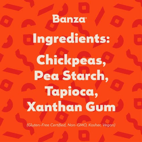BANZA Pasta Angel Hair Chickpea, 8 OZ