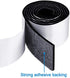 Shappy 2 Packs Felt Furniture Pads Heavy Duty Felt Strip Roll with Adhesive Backing Adhesive Felt Tape for Protecting Hardwood Floors Chair Wall Protector(120 x 2 x 0.12 Inch,Black)