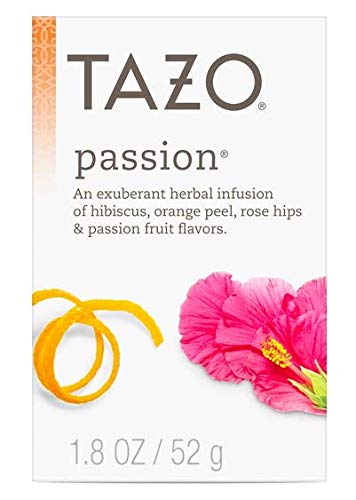Tazo Tea Herbal Passion Tea, 20 Count (Pack of 3)