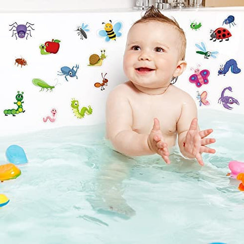 20 PCS Insect Thick Gel Clings Spring Summer Insect Window Gel Clings Decals Stickers for Kids Toddlers and Adults Home Airplane Classroom Nursery Winter Insects Animals Party Supplies Decorations Removable and Reusable