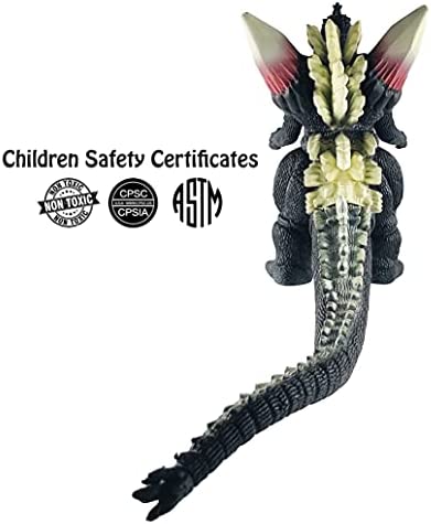 TwCare Space Godzilla Toy Action Figure, 1994 Movie Monster Series SpaceGodzilla Soft Vinyl, Carry Bag
