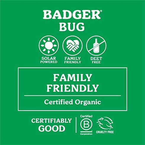 Badger - Anti-Bug Balm Tin, DEET-Free Mosquito Repelling Balm, Badger Balm Bug Repellent, Certified Organic Insect Repellent, 0.75 oz (2 Pack)