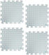 Boye Interlocking Needlepoint, Knitting, and Crochet Blocking Boards, 12'' W x 12'' L, 4pc