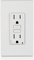 Leviton AFTR1-W 15-Amp, 120-Volt SmartlockPro Outlet Branch Circuit Arc-Fault Circuit Interrupter (AFCI) Receptacle, Wallplate Included, White