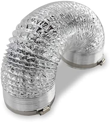 Appliance Pros AP-4395481 8ft Insulated Dryer Vent Hose, Outdoor Indoor Vent Kit for Dryer Connector 4396009R, Flexible and Insulated Dryer Duct