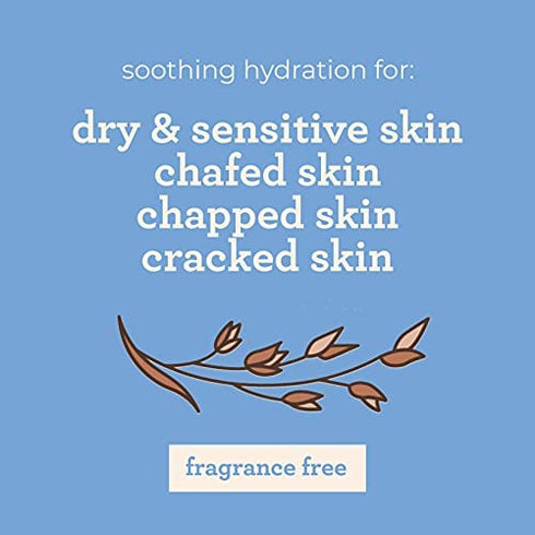Aveeno Baby Soothing Hydration Creamy Body Wash with Natural Oatmeal for Dry & Sensitive Skin, Hypoallergenic, Fragrance, Paraben & Tear Free Formula, 8 Fl Oz