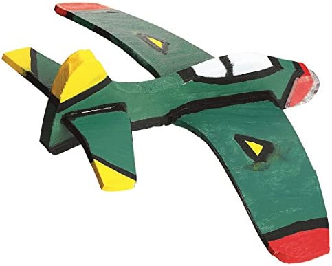 Creativity for Kids Four Foam Fliers Mini Craft Kit - Paint 4 Foam Glider Airplanes, Small Gifts for Kids , Red