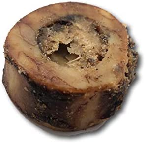 Top Dog Chews Premium - Made in The USA - Dog Bones with Bone Marrow - Long Lasting Natural Beef Femur Chews - Best for Small Dogs (1 Pack of 6 Slices)