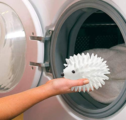 3pcs Hedgehog Dryer Balls Reusable Dryer Porcupine Ball for Dryer Machine Anti Static Soft Laundry Washing Balls (White)