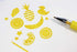 Sargent Art 24 Count Yellow Glitter Gel Pens, Non-toxic, Magical Ink Pens, Art Marker Pens For Drawing, Journaling, Doodling, Adult Colouring Books