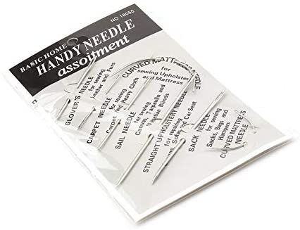 Vitoki Heavy Duty Hand Sewing Needles Kit for Home Upholstery Carpet Leather Canvas Repair by Vitoki, Pack of 7