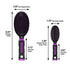 Conair Salon Results Hairbrush, 1 Travel Hairbrush and 1 Full-Sized Brush Included, Hairbrushes for Women and Men, Color May Vary, 2 Pack
