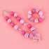 3 otters Little Girls Necklace Bracelet, Bead Necklaces for Toddler Necklace and Bracelet Set, Easter Basket Stuffers/Fillers, Party Favor, Classroom Prize Supplies