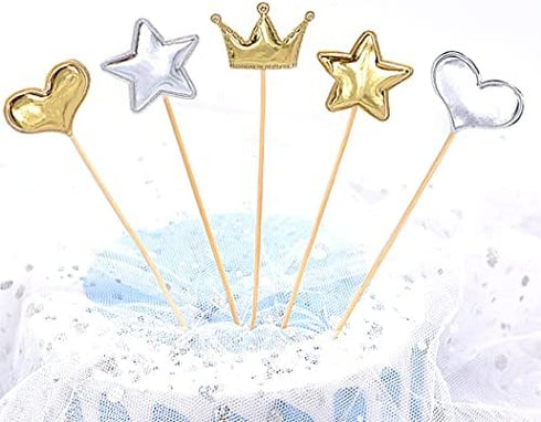 Balloon Birthday Cake Topper Mini Balloon Garland Cake Topper Confetti Acrylic Happy Birthday Cupcake Topper for Birthday Cake Supplies Decorations