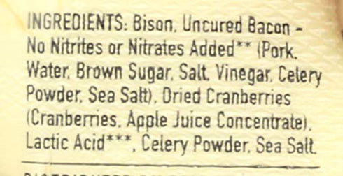 Epic Bison Cranberry Bar, 1.3 Oz