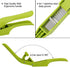 Garlic Press – 2-in-1 Garlic Mincer and Slicer – Large Garlic Presser Crusher with Cleaning Brush and Peeler – Food-Grade ABS and Stainless-Steel Garlic Press with Ergonomic Handle – Easy to use