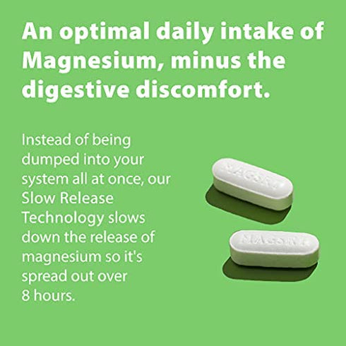 Jigsaw Health MAG SRT Magnesium Supplement Mag SRT, 60 Count