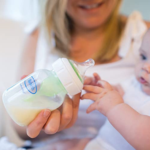 Dr. Brown’s Natural Flow® Level 3 Wide-Neck Baby Bottle Silicone Nipple, Medium-Fast Flow, 6m+. 100% Silicone Bottle Nipple, 2 Pack