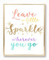 Brooke & Vine Unicorn Rainbow Little Girls Room Wall Decor Art Prints - (UNFRAMED 8 x 10) - Inspirational Kids Children’s Tween Posters for Home, Birthday Party, Bedroom, Bathroom, Playroom (Unicorn Rainbow)