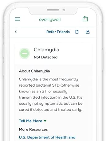 Everlywell Chlamydia and Gonorrhea Test at-Home Collection Kit - Discreet, Accurate Results from a CLIA-Certified Lab Within Days - Ages 18+