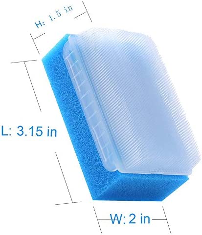 Wellgler's OT Sensory Brush ,Autism Sensory Brush for Therapy ,Surgical Scrub Brush,Bbaby Sponge for Bathing, Cradle Cap Brush (6Pack)