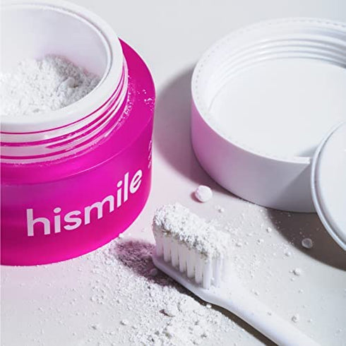 Hismile Pap+ Teeth Whitening Powder, Enamel Safe Whitening, Active Whitening Ingredients, Active Teeth Whitening, Tooth Powder for Sensitive Teeth, Advanced Stain Removal